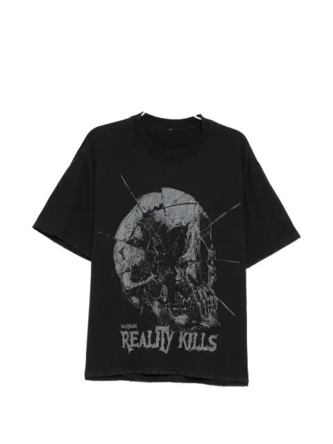 graphic raw-cut T-shirt by WARMAN