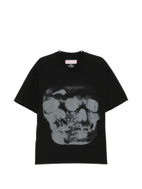 skull-print T-shirt by WARMAN