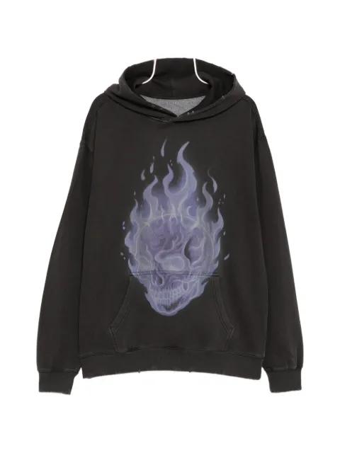 skull printed hoodie by WARMAN