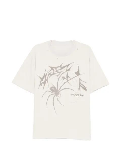 spider graphic T-shirt by WARMAN