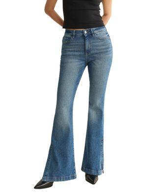 MIA Flare Jeans in Rowdy Blue by WARP + WEFT