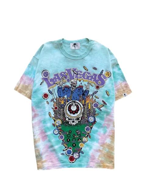 Vegas Roulette tie-dye T-shirt by WARREN LOTAS
