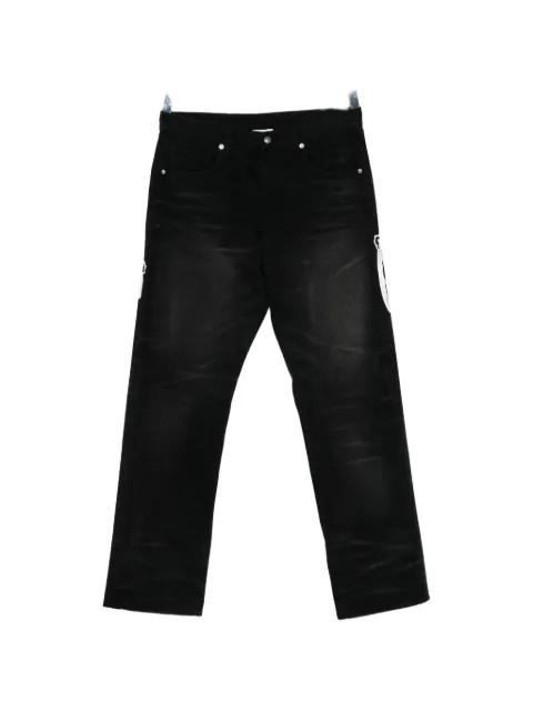 faded-effect jeans by WARREN LOTAS