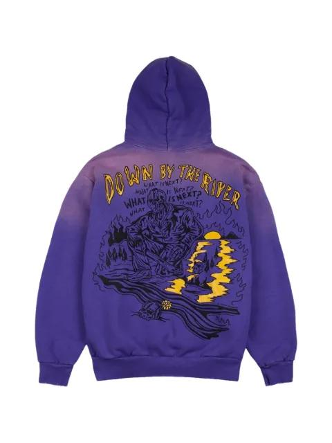 graphic-print hoodie by WARREN LOTAS