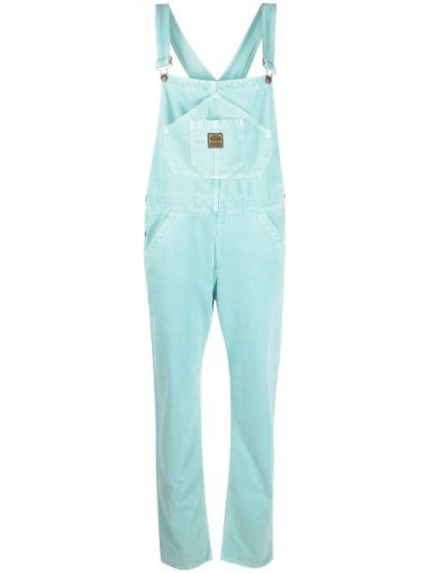 logo patch organic cotton dungarees by WASHINGTON DEE CEE