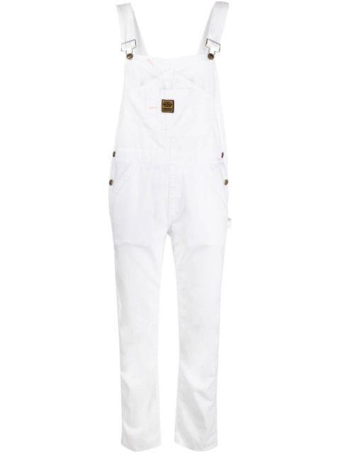 logo-patch straight dungarees by WASHINGTON DEE CEE