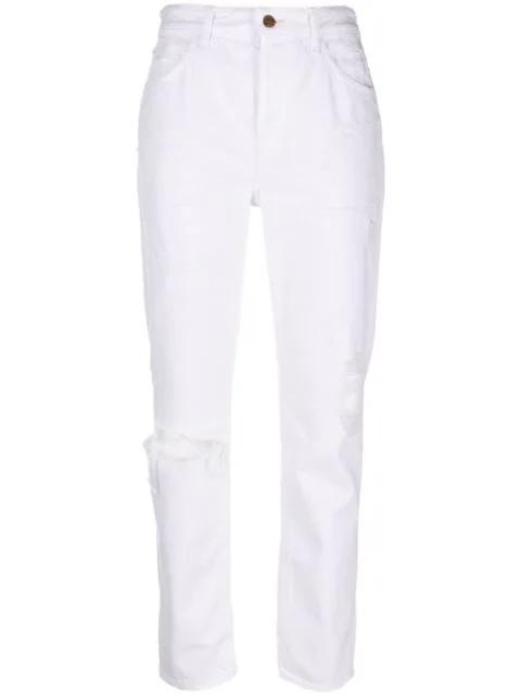 slim-cut ripped jeans by WASHINGTON DEE CEE