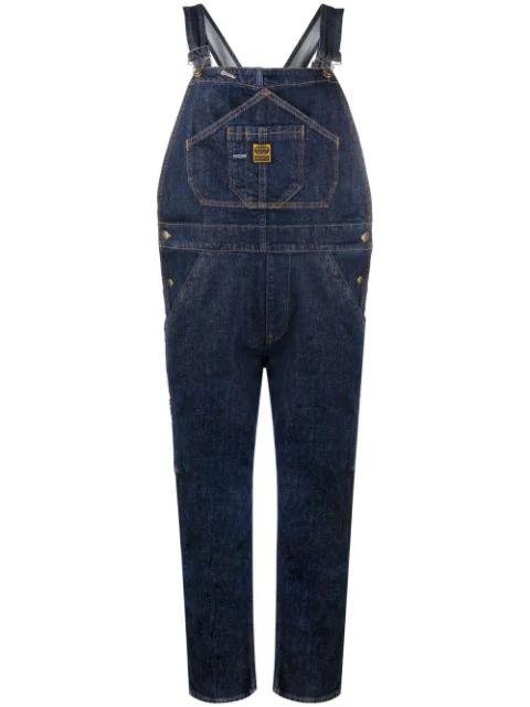 tapered leg dungarees by WASHINGTON DEE CEE