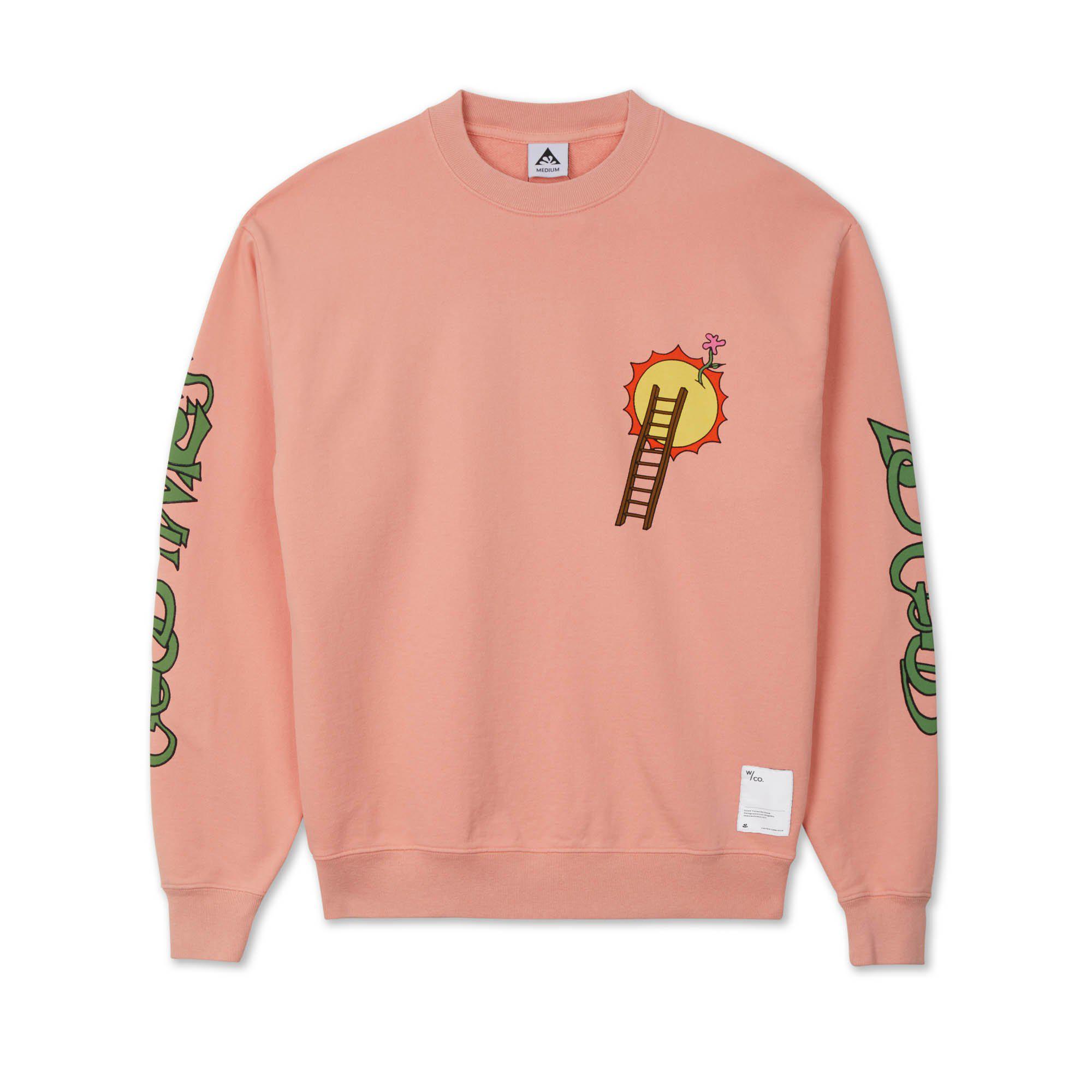 The Wasted Collective - Braulio Touch The Sun Crew - (Pink) by WASTED COLLECTIVE