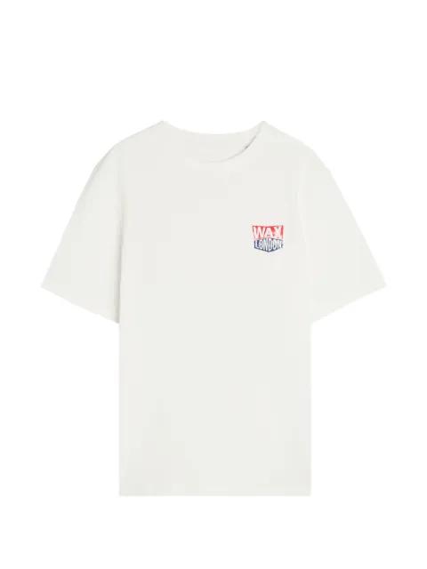 Dean logo-print T-shirt by WAX LONDON