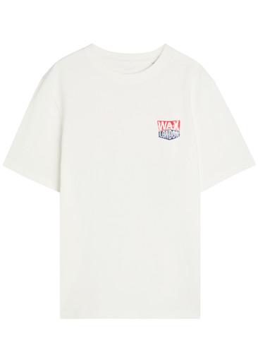 Dean logo-print cotton T-shirt by WAX LONDON
