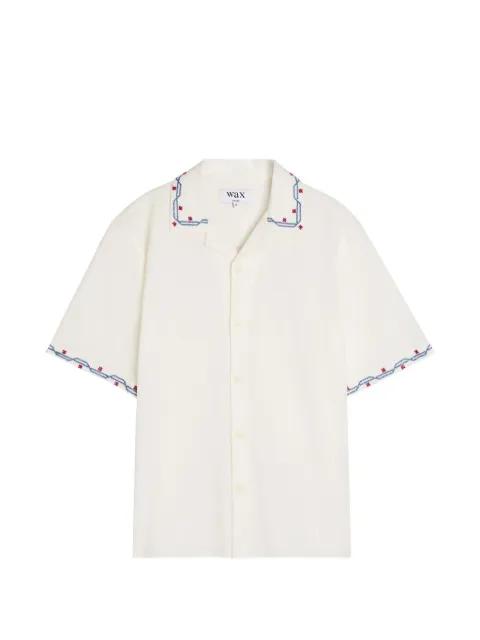 Didcot embroidered shirt by WAX LONDON
