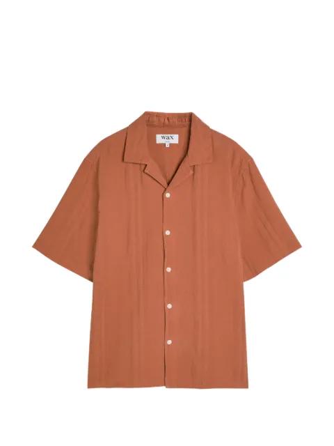 Didcot textured short-sleeve shirt by WAX LONDON