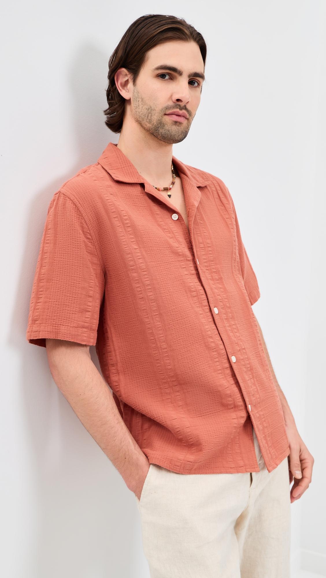 Double Weave Didcot Shirt by WAX LONDON
