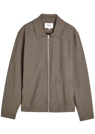 Eldon houndstooth jacket by WAX LONDON