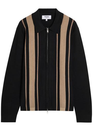Lennox striped cotton and cashmere-blend jumper by WAX LONDON