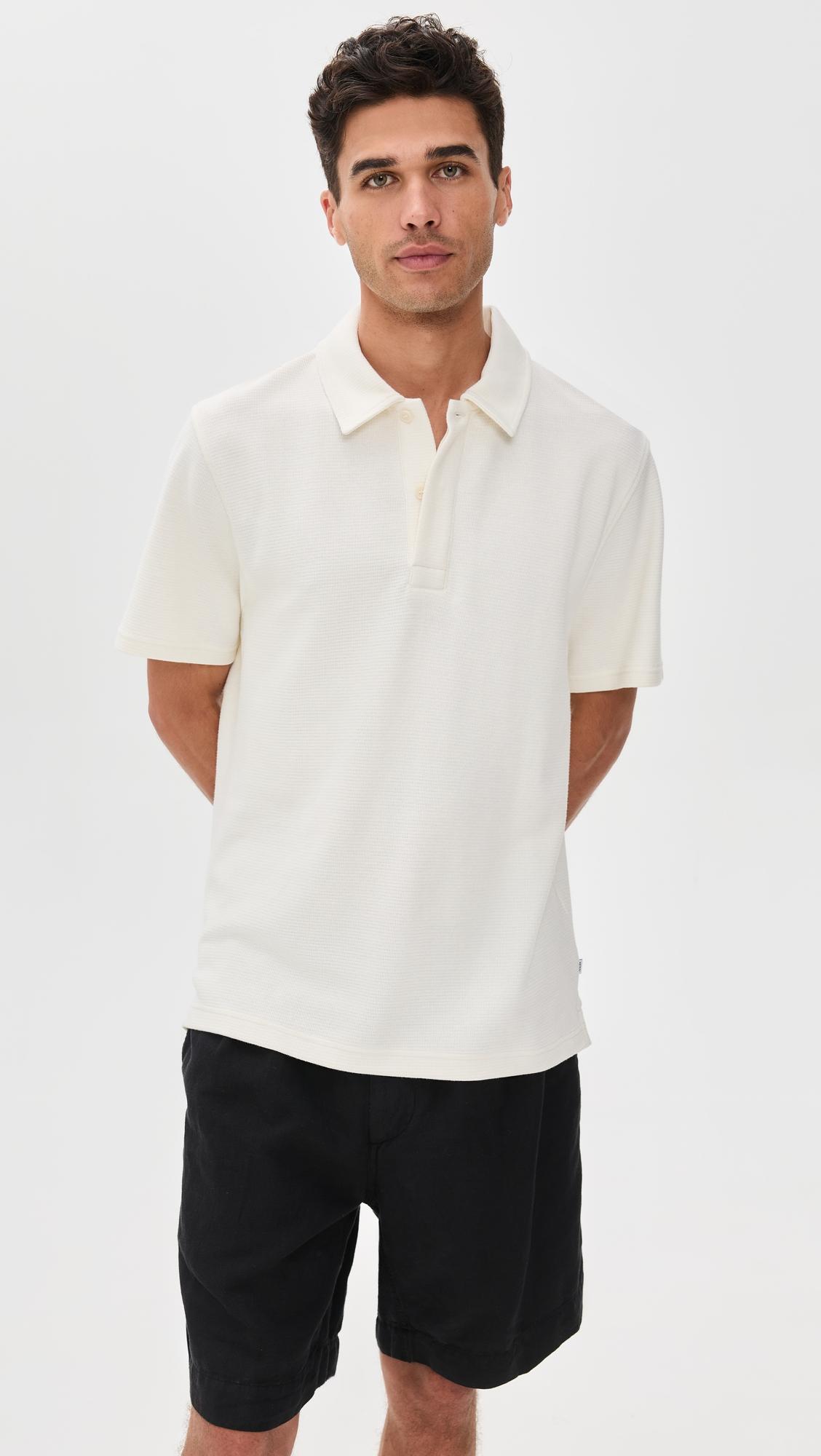 Mini Texture Shore Polo by WAX LONDON