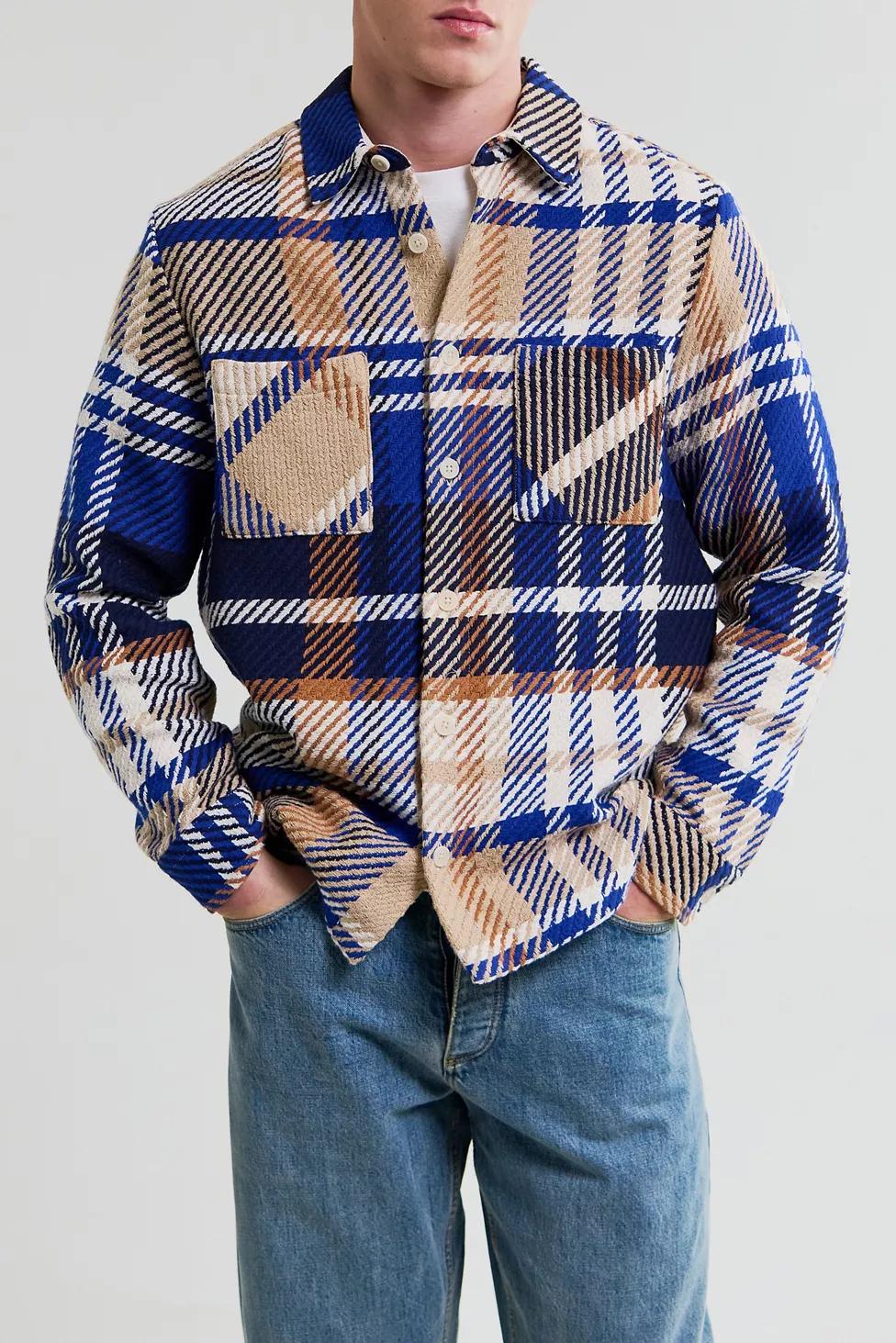 Wax London Whiting Plaid Overshirt by WAX LONDON