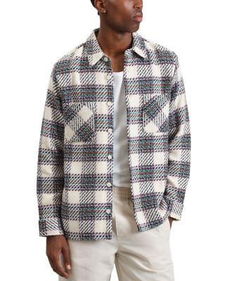 Whiting Plaid Overshirt by WAX LONDON