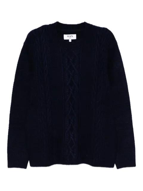 cable knit jumper by WAX LONDON