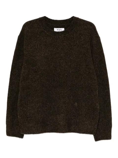 fluffy crewneck sweatshirt by WAX LONDON