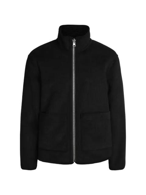 zip-up corduroy-effect jacket by WAX LONDON