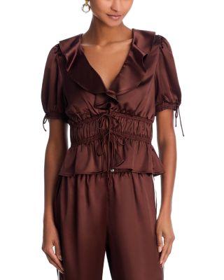 Bambi Ruffle Top by WAYF