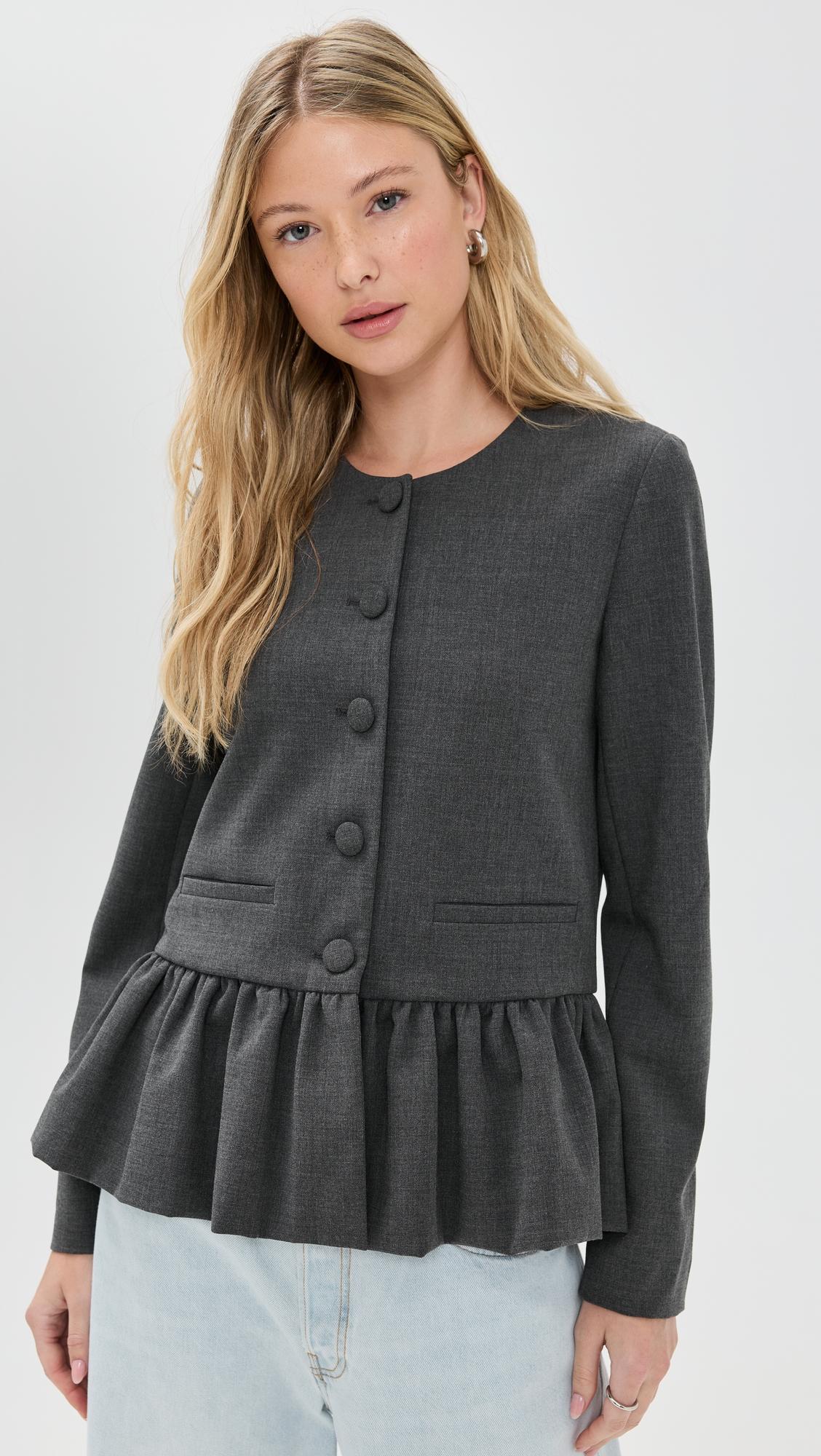 Blakely Peplum Jacket by WAYF