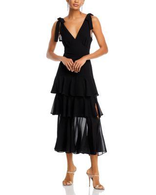 Hampton Tiered Midi Dress by WAYF