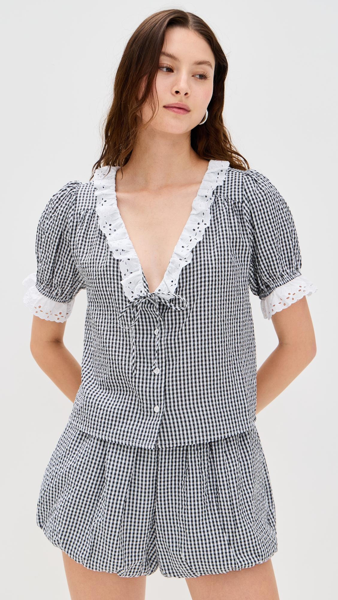 Maggie Short Sleeve Top by WAYF