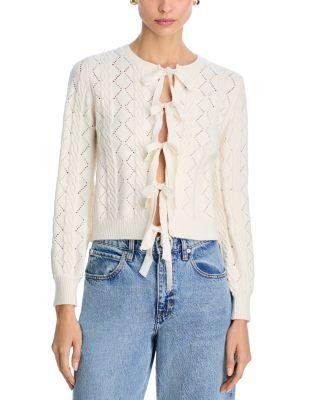 Pixie Tie Front Cardigan by WAYF