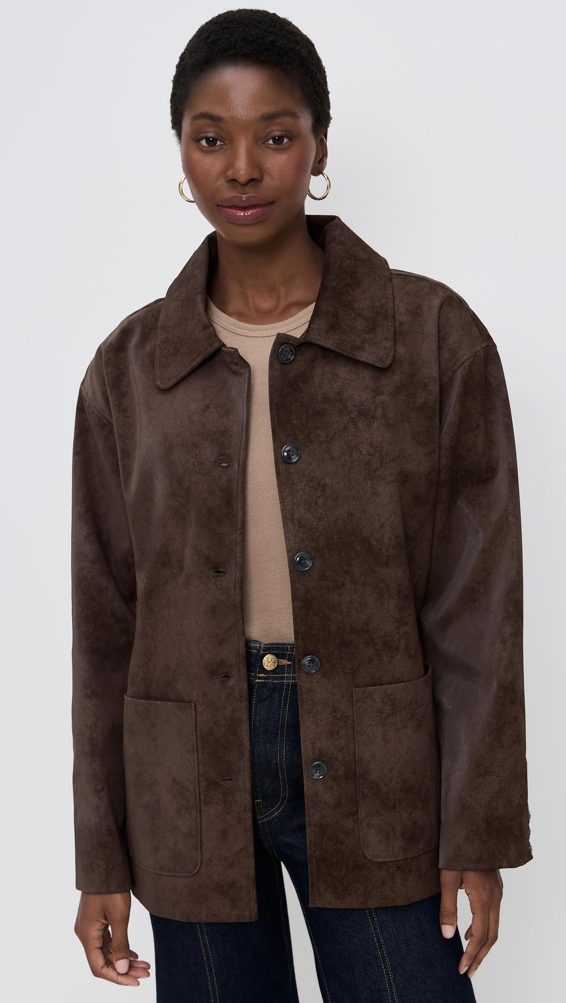 Rita Faux Suede Jacket by WAYF