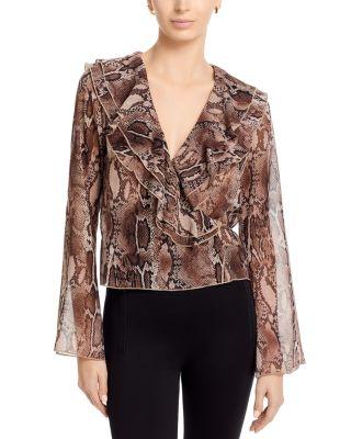 Sylvia Wrap Top by WAYF