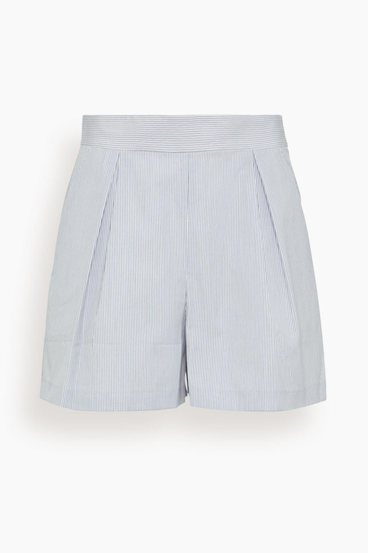 Ivy Short in Navy Pinstripe by WE-AR4