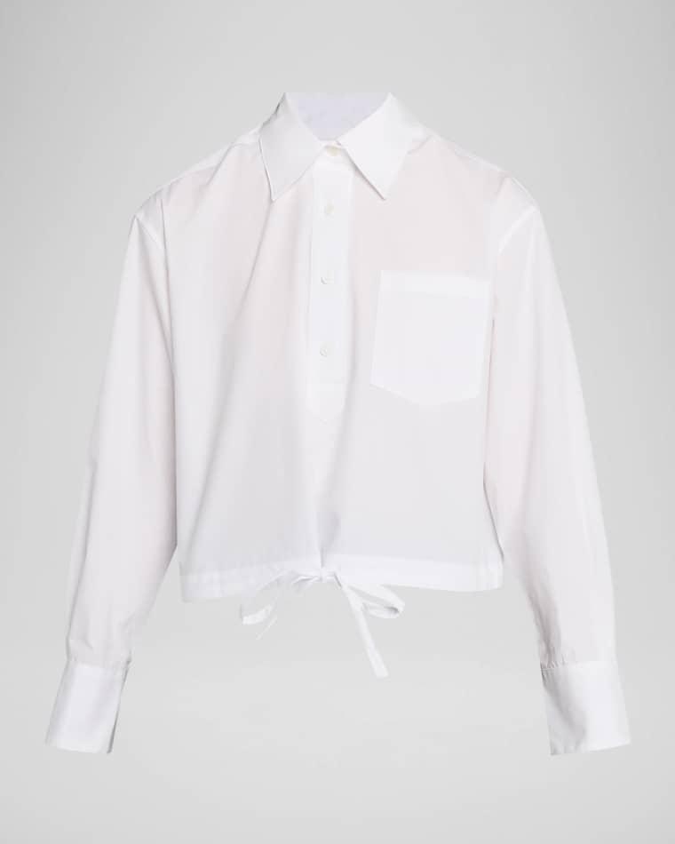 The CC Cropped Cotton Shirt by WE-AR4