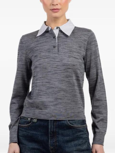 The Charlie long-sleeves polo top by WE-AR4