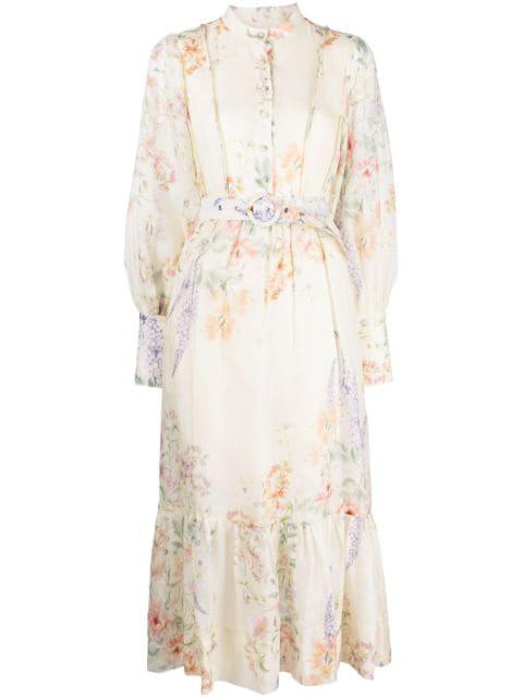 Primrose belted midi dress by WE ARE KINDRED