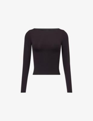 365 Boat-Neck Long-Sleeve Stretch-Jersey Top by WE ARE TALA
