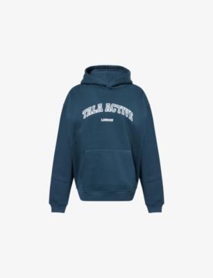 Active Applique Cotton-Blend Hoody by WE ARE TALA Active Applique Cotton-Blend Hoody by WE ARE TALA