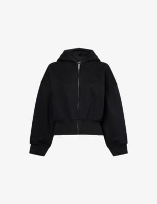 Cocoon Zip-Through Cotton-Blend Hoody by WE ARE TALA