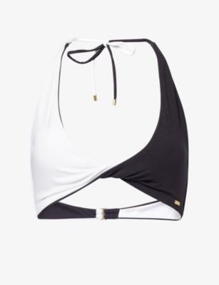 Contrast Twist Bikini Top by WE ARE TALA