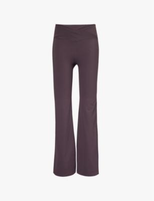 Dayflex slim-fit flared-leg stretch recycled-nylon leggings by WE ARE TALA