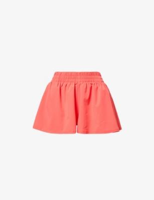 Floaty Ruched-Waist Woven Shorts by WE ARE TALA