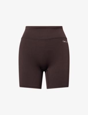 High-Rise Logo-Print Cycling Shorts by WE ARE TALA