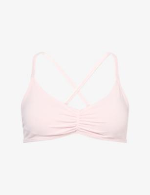 Sculpt Seamless Ruched Cross Back Sports Bra by WE ARE TALA