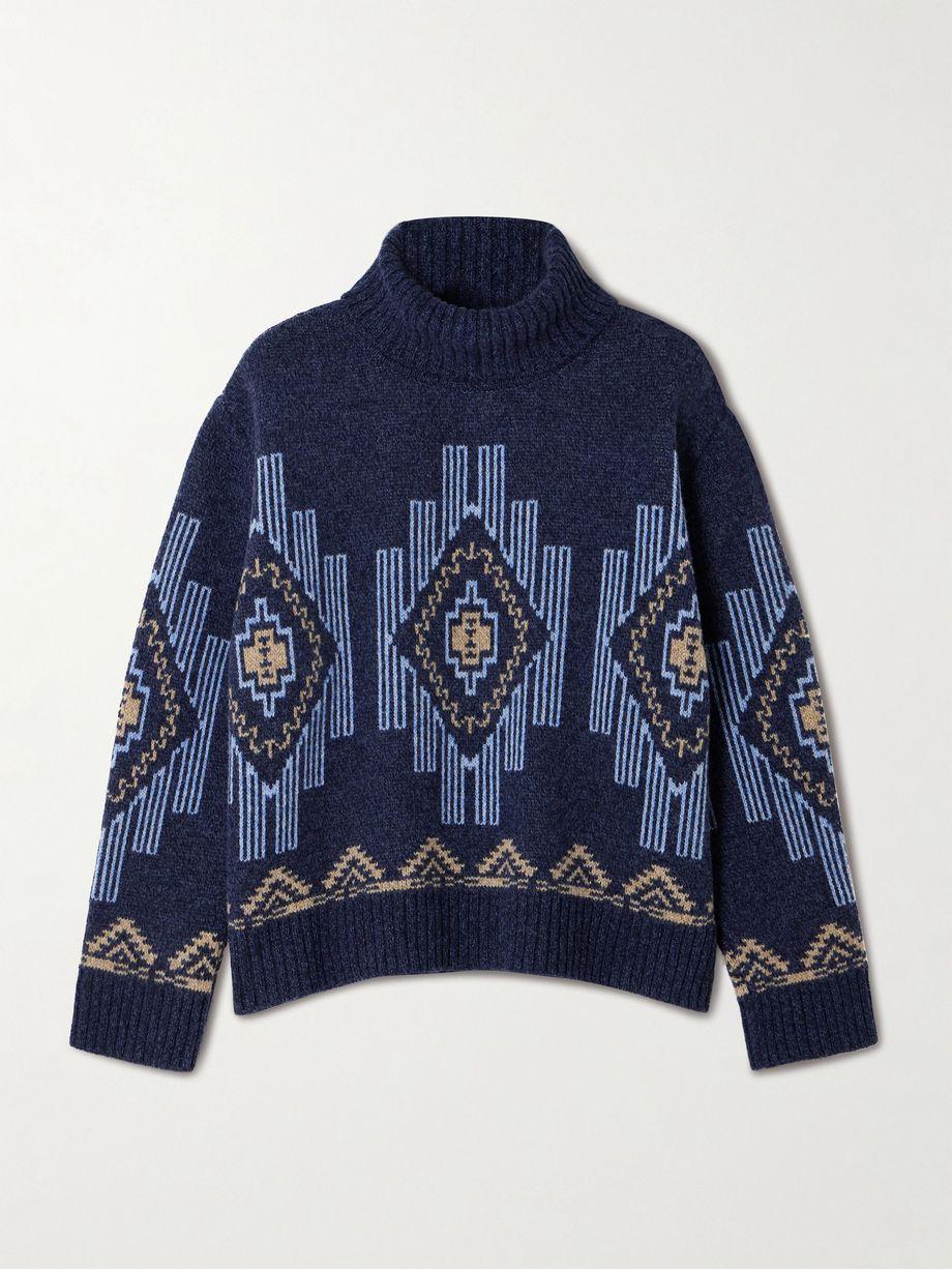 Kautokeino jacquard-knit wool-blend sweater by WE NORWEGIANS Kautokeino jacquard-knit wool-blend sweater by WE NORWEGIANS