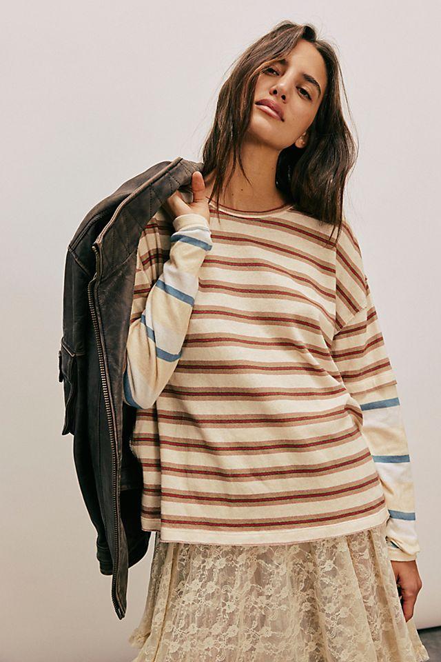 We The Free Nina Stripe Long-Sleeve Tee by WE THE FREE