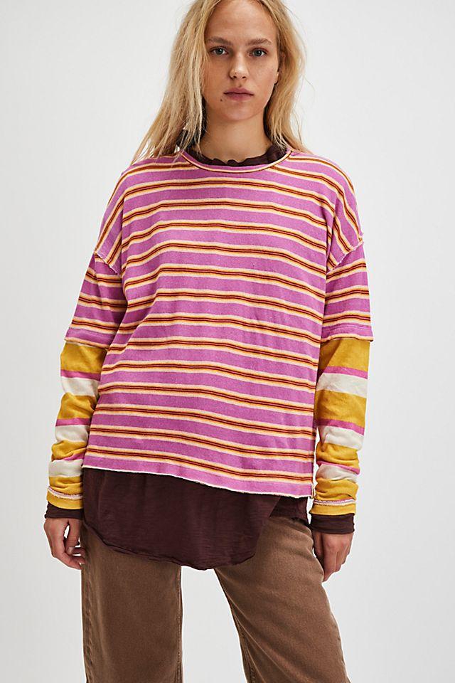 We The Free Nina Stripe Long-Sleeve Tee by WE THE FREE