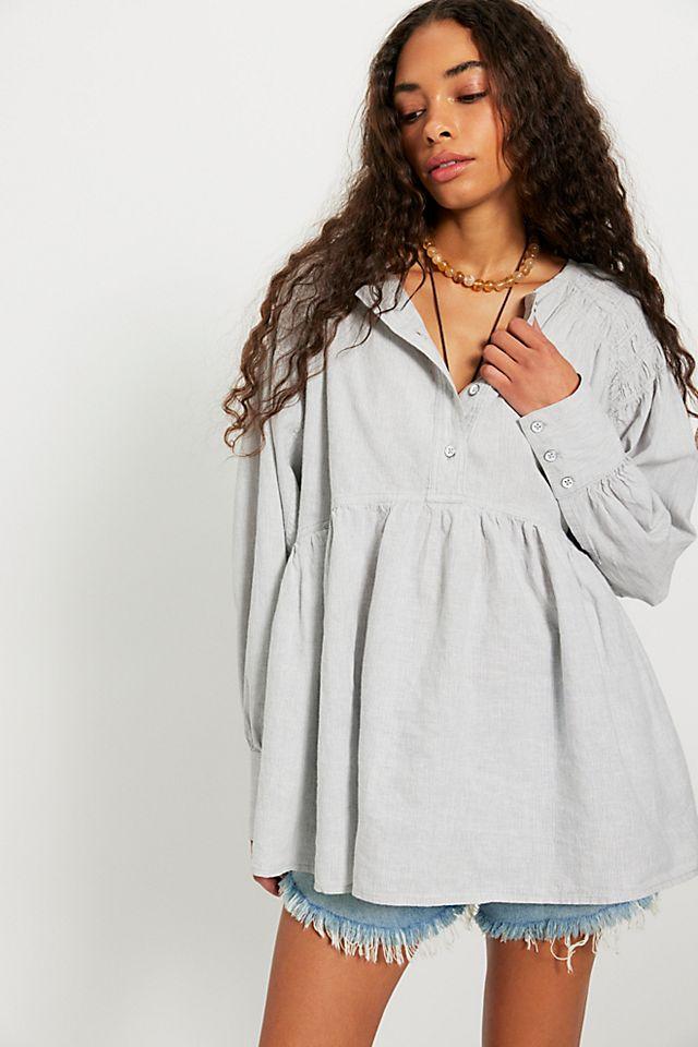 We The Free Alana Linen Tunic by WE THE FREE | FREE PEOPLE