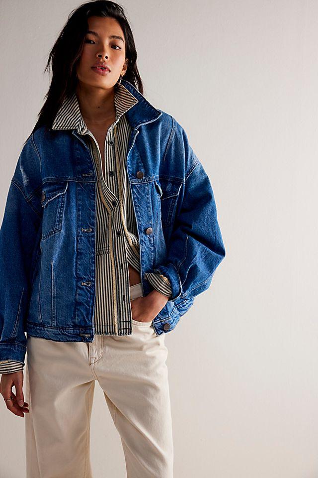 We The Free All In Denim Jacket by WE THE FREE | FREE PEOPLE